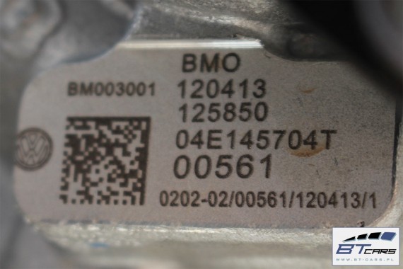 VW AUDI SEAT SKODA TURBINA TURBOSPRĘŻARKA 04E145704T 04E145713Q 04E145704N 04E145703Q 04E145704L 04E145721L 04E145722E 1.2 TSi