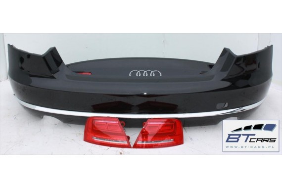 AUDI A8 LY9B 4H D4 TYŁ ZDERZAK tylny + KLAPA BAGAŻNIKA + LAMPY lampa Led ledy 4H0 Kolor: A2A2 LY9B Brylantowy czarny 4H0827023
