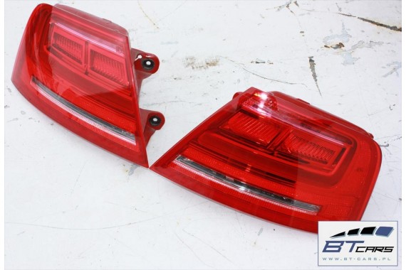 AUDI A8 LY9B 4H D4 TYŁ ZDERZAK tylny + KLAPA BAGAŻNIKA + LAMPY lampa Led ledy 4H0 Kolor: A2A2 LY9B Brylantowy czarny 4H0827023