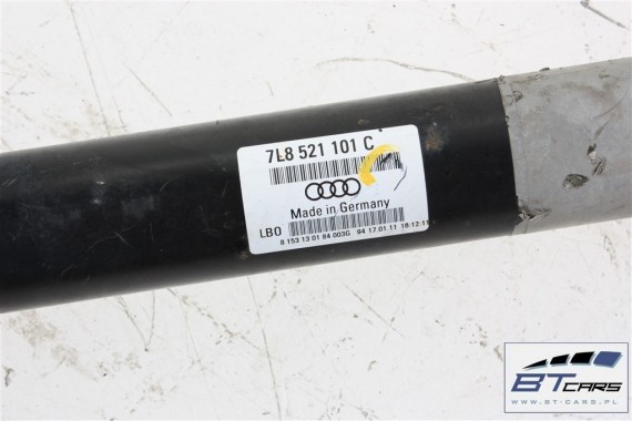 AUDI Q7 WAŁ KARDANA 7L8521101C PRZÓD PRZEDNI KRÓTKI silnik 4.2 TDi 7L8 521 101 C 7L8521101C  7L8521101C 7L8521101C 7L8521101 4L