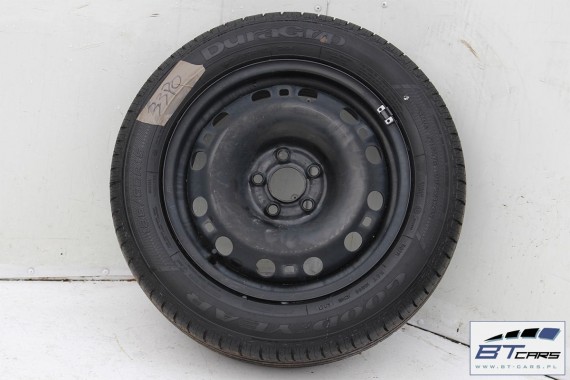 VW POLO AUDI A1 FELGI STALOWE 15 OPONY LATO KOŁA felga 6R0601027S/AD 6J*15H2 ET38 opona Goodyear DuraGrip 185/60/15 84H 6R 6C 8X