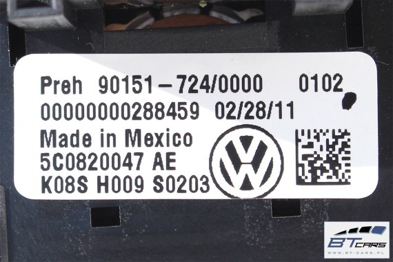 VW THE BEETLE PANEL KLIMATYZACJI 5C0820047AE moduł sterownik nawiewu klimy 5C0 820 047 AE