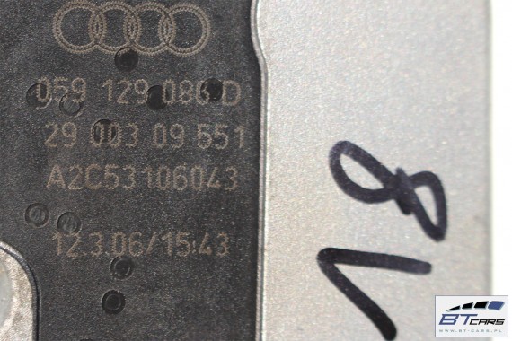 VW AUDI A4 A6 A8 Q7 PRZEPUSTNICA KLAPKA 059129086D 059 129 086 D 059129086M 059129086M KOLEKTORA 3.0 TDi 059129086D 059129086D