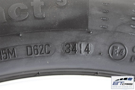 VW PASSAT B8 FELGI LATO 16 cali + OPONY KOŁA felga 3G0601025 6,5J*16H2 ET41 opona Continental ContiEcoContact5 215/60/16 95V