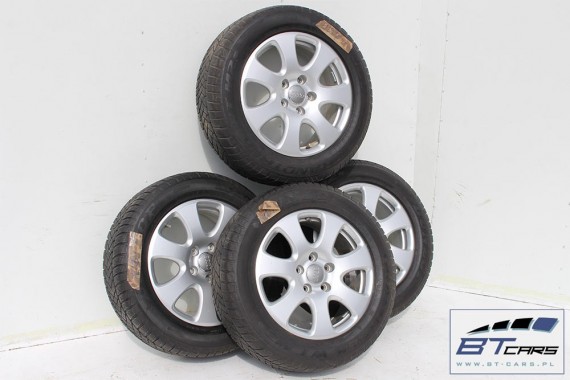 AUDI Q7 FELGI 18 4L0601025E OPONY ZIMOWE KOŁA felga 7.5J*18H2 ET53 opona ZIMA DUNLOP GRANDTREK WT M2 235/60/18 107H 4L