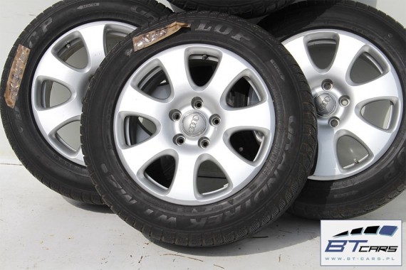 AUDI Q7 FELGI 18 4L0601025E OPONY ZIMOWE KOŁA felga 7.5J*18H2 ET53 opona ZIMA DUNLOP GRANDTREK WT M2 235/60/18 107H 4L