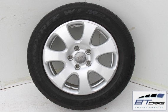 AUDI Q7 FELGI 18 4L0601025E OPONY ZIMOWE KOŁA felga 7.5J*18H2 ET53 opona ZIMA DUNLOP GRANDTREK WT M2 235/60/18 107H 4L