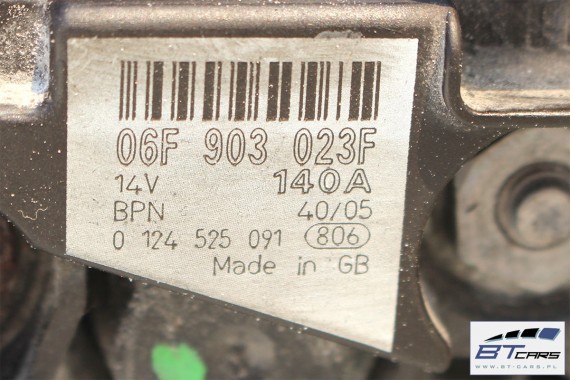 VW AUDI SEAT SKODA ALTERNATOR 140A 06F903023F 06F 903 023 F 06F903023F 06F903023A 06F903023C 06F903023J 06F903023F 06F903023FX