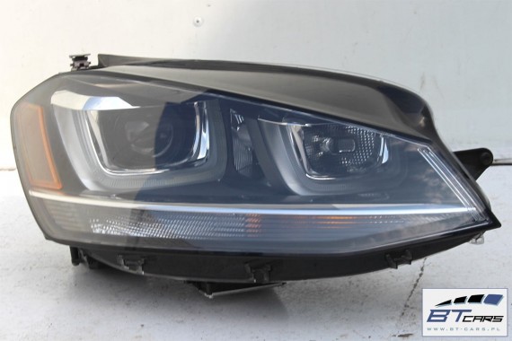 VW GOLF 7 VII PRZÓD maska błotniki zderzak pas przedni wzmocnienie błotnik Kolor LY3D czerwony 5G Highline belka High line