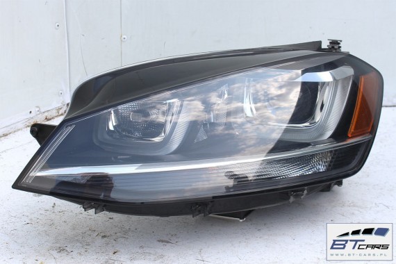 VW GOLF 7 VII PRZÓD maska błotniki zderzak pas przedni wzmocnienie błotnik Kolor LY3D czerwony 5G Highline belka High line