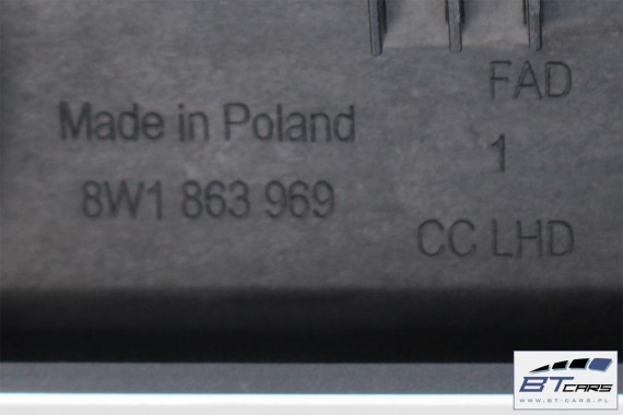 AUDI A4 A5 LISTWY OZDOBNE KONSOLI DEKOR 8W1853190 8W1853189 8W1863969 8W 8W1 853 189 8W1 853 190 8W1 863 969 b9 F5 CARBON