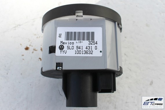 SKODA YETI PRZEŁĄCZNIK WŁĄCZNIK ŚWIATEŁ 5L0941431G 5L0 941 431 G PRZEŁĄCZNIKI WŁĄCZNIKI ŚWIATŁA 5L0941431G 5L0941431G 5L0941431