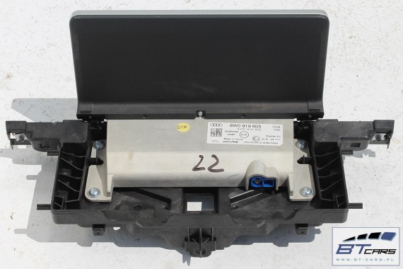 AUDI A4 A5 MONITOR EKRAN LCD WYŚWIETLACZ 8W0919605 8W0 919 605 8"25 CALA 8W1919605 8W1919605 MMI HIGH 8W F5 8W0919605 8W1919605