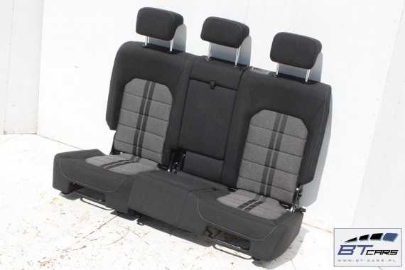 VW GOLF 7 PLUS SPORTSVAN FOTELE TYŁ TYLNE KANAPA siedzisko zagłówek zagłowki siedzenia 510