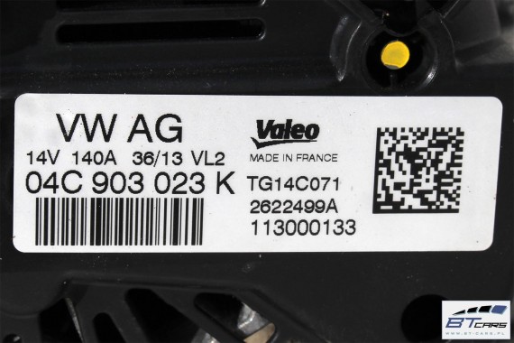 VW AUDI SEAT SKODA ALTERNATOR 140A 04C903023K 04E903023K 04E903015B 04C903023M 04C903023MX 04C903023KX 04C 903 023 K 04C903023K