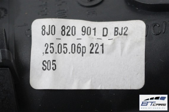 AUDI TT WLOTY KRATKI NAWIEWU KONSOLI 8J0820901D kratka wlot powietrza 8J0 820 901 D 8J0820901D 8J0820901D 8J0820901D 8J0820901D