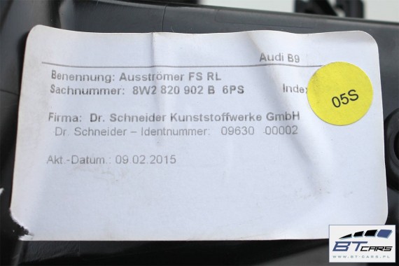AUDI A4 LISTWY OZDOBNE KONSOLI DEKORY 8W 8W2820901B 8W2820902B dekor listwa 8W2 820 901 B 8W2 820 902 B 8W2 863 969 8W2863969B