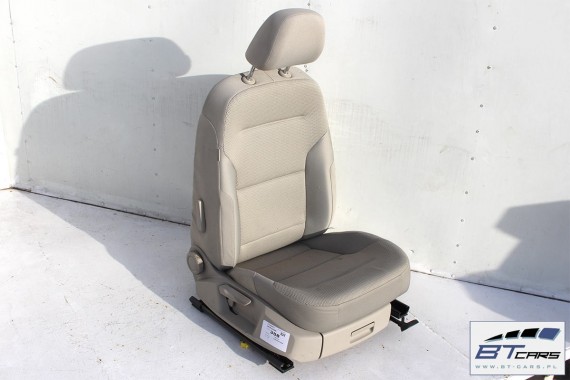 VW GOLF 7 VII FOTELE KOMPLET FOTELI siedzeń siedzenia fotel tapicerka 5G welur kolor mocca 5G4