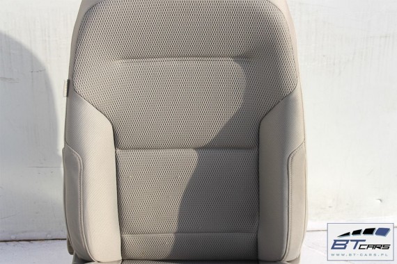 VW GOLF 7 VII FOTELE KOMPLET FOTELI siedzeń siedzenia fotel tapicerka 5G welur kolor mocca 5G4