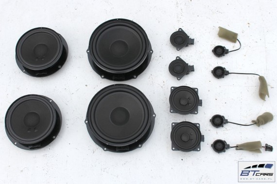 SKODA YETI GŁOŚNIKI NAGŁOŚNIENIE SOUND SYSTEM 5L0035411E 3T0035411J 3T0035411K 3T0035411L 3T0035411M 5L0035411H KOMPLET 5L