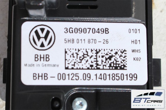 VW PASSAT B8 PANEL KLIMATYZACJI KLIMY NAWIEWU 3G0907049B 3G0 907 049 B ...