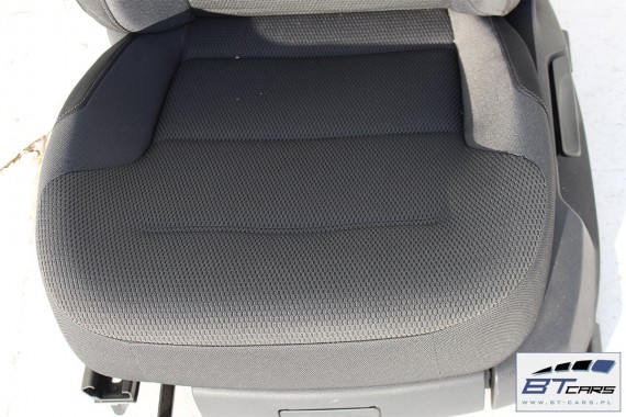 VW GOLF 7 VII FOTELE KOMPLET FOTELI siedzeń siedzenia fotel tapicerka 5G 5G4 welur kolor czarny 5G0