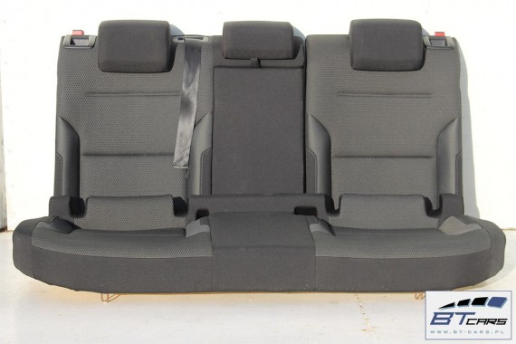 VW GOLF 7 VII FOTELE KOMPLET FOTELI siedzeń siedzenia fotel tapicerka 5G 5G4 welur kolor czarny 5G0