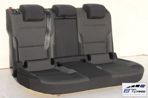 VW GOLF 7 VII FOTELE KOMPLET FOTELI siedzeń siedzenia fotel tapicerka 5G 5G4 welur kolor czarny 5G0