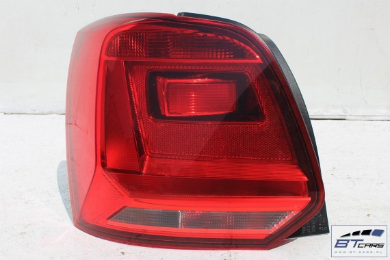 VW POLO TYŁ ZDERZAK + KLAPA BAGAŻNIKA + LAMPY lampa 6C 2015- tylny 6C0 PDC LA3X ( sansetred metalilc) - czerwony 6K6