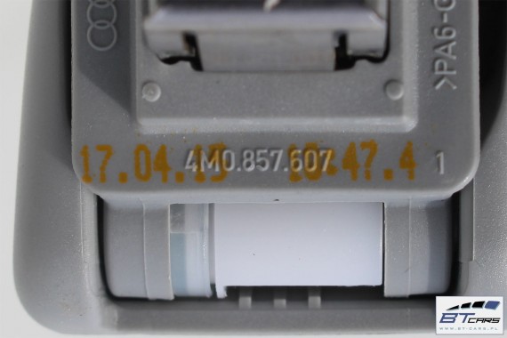 AUDI A4 A5 Q5 Q7 RĄCZKI PODSUFITKI 4M0857607 4M0857607 4M0857608 RĄCZKA DT4 szary tytanowy uchwyt 8R0857607 8R0857607H 8W0857608