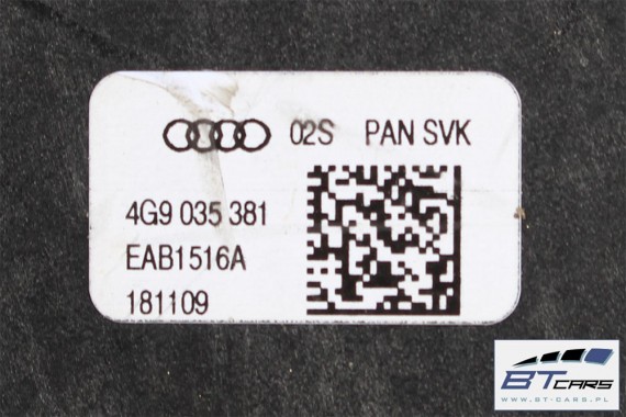 AUDI A6 A7 GŁOŚNIKI ZESTAW NAGŁOŚNIENIE GŁOŚNIKI 4H0035399 4G1035399 4G1035411 4G2035415 4G0035416 GŁOŚNIKÓW 4G9035381 4G 4G8 C7