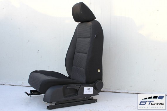 VW GOLF VI 6 FOTELE KOMPLET FOTELI siedzeń siedzenia fotel tapicerka 5K 5K9 welur kolor czarny