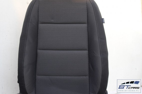 VW GOLF VI 6 FOTELE KOMPLET FOTELI siedzeń siedzenia fotel tapicerka 5K 5K9 welur kolor czarny