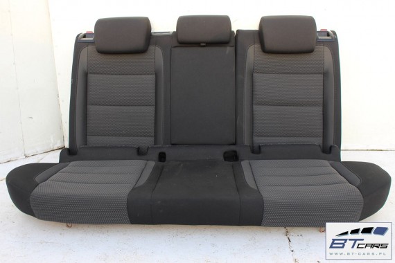 VW GOLF VI 6 FOTELE KOMPLET FOTELI siedzeń siedzenia fotel tapicerka 5K 5K9 welur kolor czarny