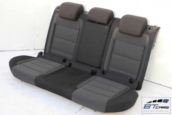 VW GOLF VI 6 FOTELE KOMPLET FOTELI siedzeń siedzenia fotel tapicerka 5K 5K9 welur kolor czarny