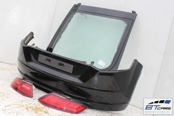 AUDI TT 8S TYŁ ZDERZAK tylny + KLAPA BAGAŻNIKA + LAMPY lampa Led 2015- Kolor: LY9T czarny (mythos schwarz) 8S0945095A 8S0945096A