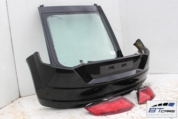 AUDI TT 8S TYŁ ZDERZAK tylny + KLAPA BAGAŻNIKA + LAMPY lampa Led 2015- Kolor: LY9T czarny (mythos schwarz) 8S0945095A 8S0945096A