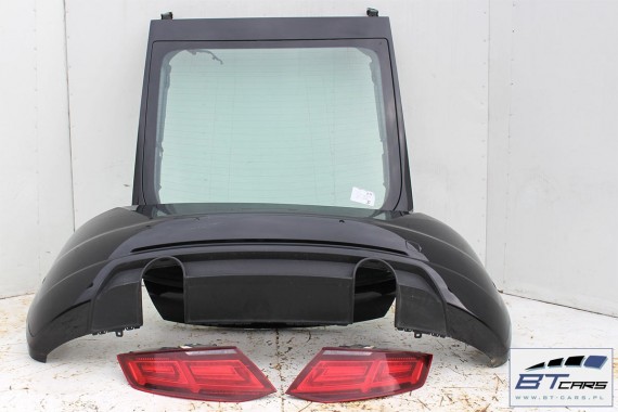 AUDI TT 8S TYŁ ZDERZAK tylny + KLAPA BAGAŻNIKA + LAMPY lampa Led 8S 2015- Kolor: LY9T - czarny (schwarz) 8S0945095 8S0945096
