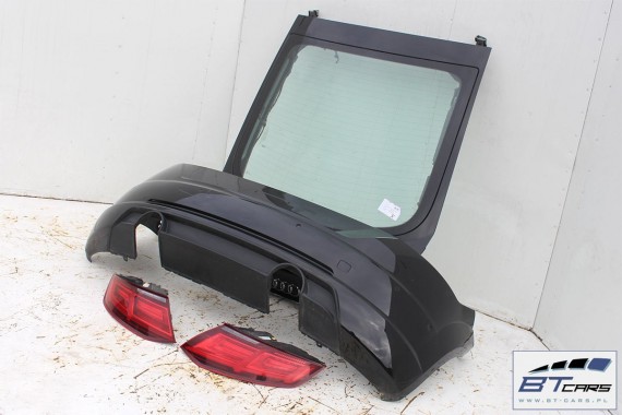 AUDI TT 8S TYŁ ZDERZAK tylny + KLAPA BAGAŻNIKA + LAMPY lampa Led 8S 2015- Kolor: LY9T - czarny (schwarz) 8S0945095 8S0945096