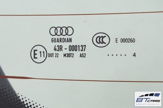AUDI TT 8S TYŁ ZDERZAK tylny + KLAPA BAGAŻNIKA + LAMPY lampa Led 8S 2015- Kolor: LY9T - czarny (schwarz) 8S0945095 8S0945096