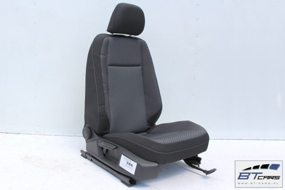 VW PASSAT B8 KOMBI FOTELE KOMPLET FOTELI siedzeń siedzenia tapicerka avant welur kolor czarno - niebieski 3G 3G9