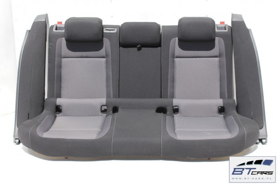 VW PASSAT B8 KOMBI FOTELE KOMPLET FOTELI siedzeń siedzenia tapicerka avant welur kolor czarno - niebieski 3G 3G9