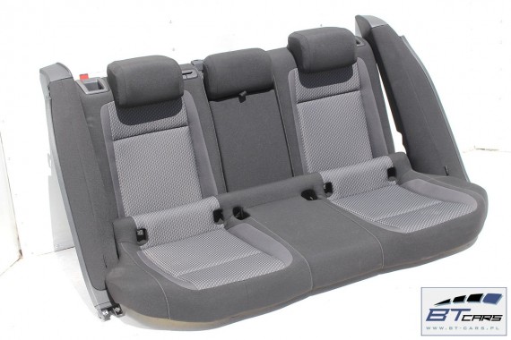 VW PASSAT B8 KOMBI FOTELE KOMPLET FOTELI siedzeń siedzenia tapicerka avant welur kolor czarno - niebieski 3G 3G9