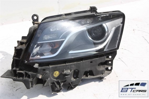 AUDI Q5 8R KOMPLETNY PRZÓD maska błotniki zderzak pas przedni wzmocnienie błotnik lampy Xenon led 8A	LZ5A Tiefseeblau perlefekt