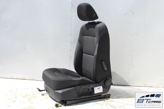 VW GOLF 7 VII KOMBI FOTELE KOMPLET FOTELI siedzeń siedzenia tapicerka 5G 5G0 5G9 welur  w kolorze czarnym VARIANT