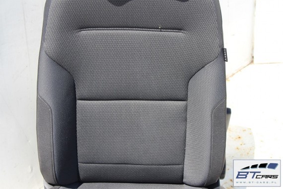 VW GOLF 7 VII KOMBI FOTELE KOMPLET FOTELI siedzeń siedzenia tapicerka 5G 5G0 5G9 welur  w kolorze czarnym VARIANT
