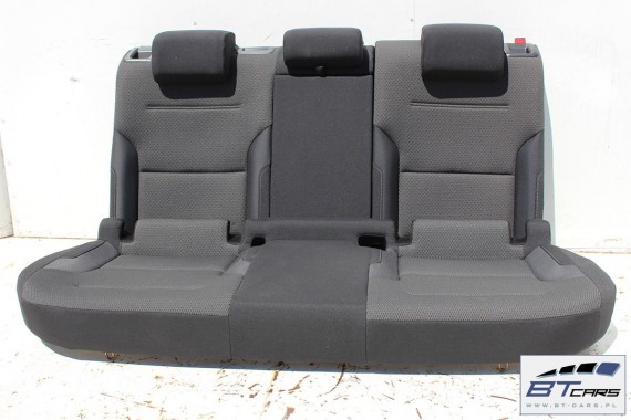 VW GOLF 7 VII KOMBI FOTELE KOMPLET FOTELI siedzeń siedzenia tapicerka 5G 5G0 5G9 welur  w kolorze czarnym VARIANT
