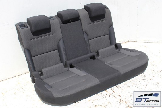 VW GOLF 7 VII KOMBI FOTELE KOMPLET FOTELI siedzeń siedzenia tapicerka 5G 5G0 5G9 welur  w kolorze czarnym VARIANT