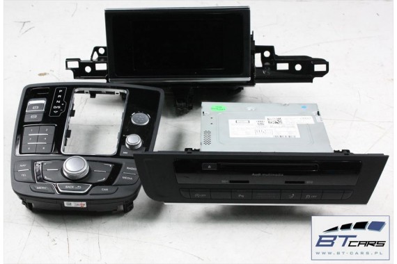 AUDI A6 A7 CZYTNIK + MONITOR + PANEL MMI ZESTAW 4G1919601C 4G1919612A 4G0035192A 4G0 035 192 wyświetlacz ekran lcd 4G 4G0035192