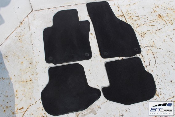 VW EOS DYWANIKI WYCIERACZKI PODŁOGI 1Q WELUR 1Q0864451 1Q0864452 1K1864436F 1Q0 864 451 1Q0864451 1Q0864452 1Q0864451 1Q0864452